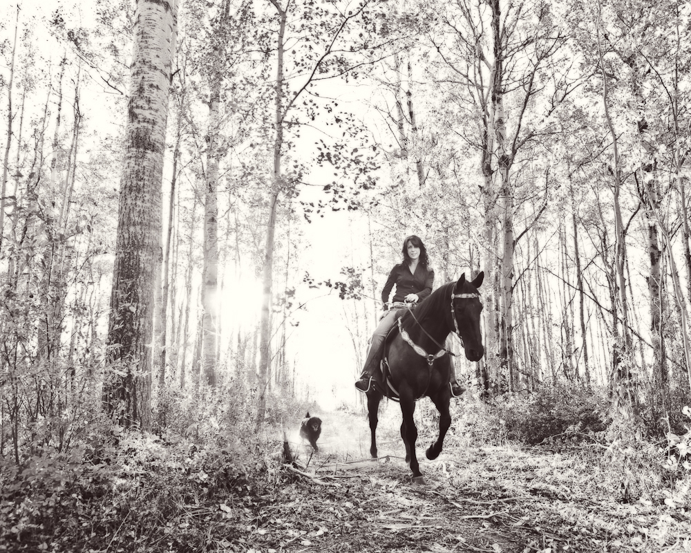 A Girl and her Horse.